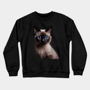 Siamese Cat - A Sweet Gift Idea For All Cat Lovers And Cat Moms Crewneck Sweatshirt